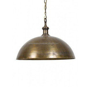 Manufacturer Metal Pendant Lamp Metal Brass Hammered Antique Brass Chain Pendant Lamp New American Design Metal Pendent Lamp - Product Image 4