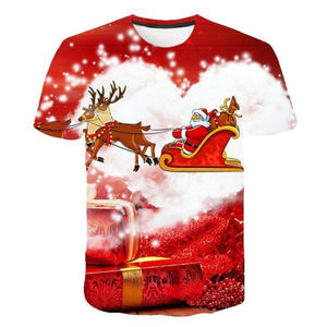 Wholesale Slim Fit Cotton Made <b>Christmas</b> <b>T</b> <b>Shirts</b> <b>T</b> <b>Shirt</b> for Men - Product Image 2