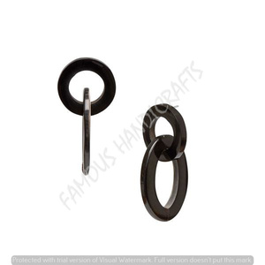 Boucle d'oreille en résine pour filles boucle d'oreille traditionnelle fantaisie en résine - Product Image 3