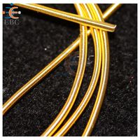 Fil de Laiton Professionnel de Haute Qualité pour Broderie à la Main - Sans Nickel, Couleur Argent, Taille Personnalisée
