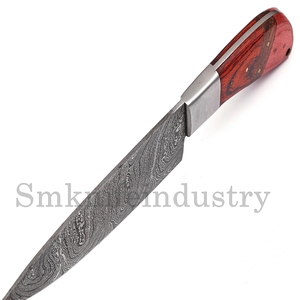 Custom Handmade Damascus Steel <b>Kitchen</b> Chef <b>Knife</b> Pakka Wood Handle <b>Knife</b> (Smk1569) - Product Image 3
