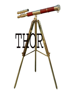 Ottone nautico Dubber Barrel Telescope Steel treppiede Home Decor ottone - Product Image 4