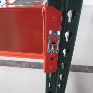 Rack à palettes sélectif en acier industriel orange de 96 pouces 11000-51000lbs le plus vendu avec étagères à boulons à 5 couches - Product Image 6