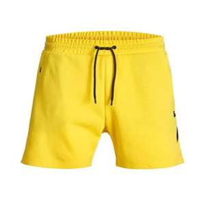 Pantalones cortos de lana de rizo de punto para hombre con logotipo personalizado de alta calidad Estilo de calle ecológico para entrenamiento cómodo OEM/ODM - Product Image 3