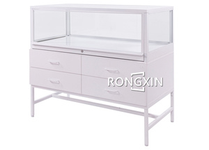 <span class=keywords><strong>Vitrine</strong></span> de présentation de bijoux en verre, comptoir de magasin de montres de luxe, fabricant de vitrines verrouillables - Product Image 4
