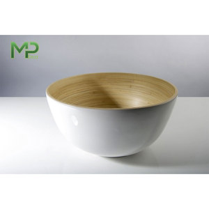 Ciotole di bambù di insalata naturale vivente del Vietnam per l'esportazione alla rinfusa prodotto ecologico ed elegante - Product Image 1