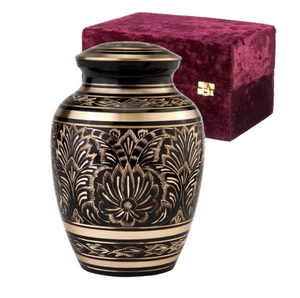 Hot selling Handcrafted Metal Cremation Urn <b>Memorial</b> <b>Keepsake</b> For Funeral Supply - Product Image 4