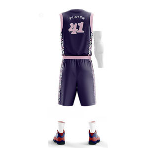 Uniforme de basket-ball réversible, uniformes de haute qualité entièrement personnalisés, en stock - Product Image 6