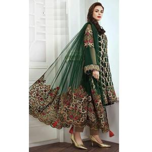 Vestido recto paquistaní e indio salwar kameez, traje étnico de diseñador de AJM, modelo de casa comercial 1083 - Product Image 4