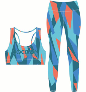 Ropa Deportiva de gimnasio para mujer, sujetador acolchado y pantalones para correr, mallas, conjuntos de Yoga - Product Image 4