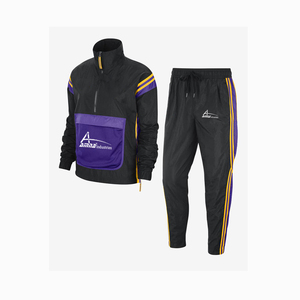 Amna Industries - Conjunto Deportivo de Invierno para Hombre, Elegante y Cómodo, Elástico en Cuatro Direcciones, Transpirable, de Algodón, Felpa y Poliéster, para Entrenamiento en el Gimnasio - Product Image 1