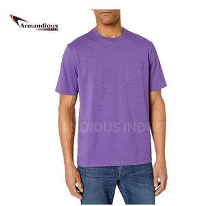 Camiseta de microfibra de manga corta de algodón/poliéster de primera calidad para hombre a precio barato - Product Image 6