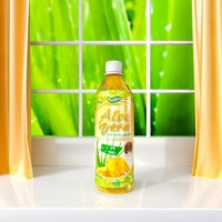 WANA OEM/ODM Productie Vietnam 500ml PET Versgeperste Aloë Vera Drank met Chia Zaden en Fruit Smaak, Gesteriliseerd, Gezond, Laag in Suiker