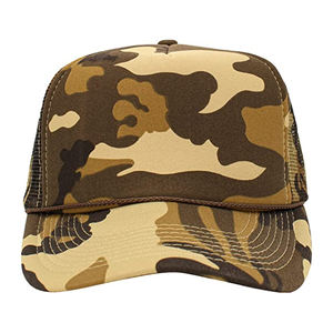 2022 nouveauté Logo personnalisé camouflage imprimé 100% coton Snapback camionneur Baseball chapeaux décontracté/sport/extérieur en gros - Product Image 2