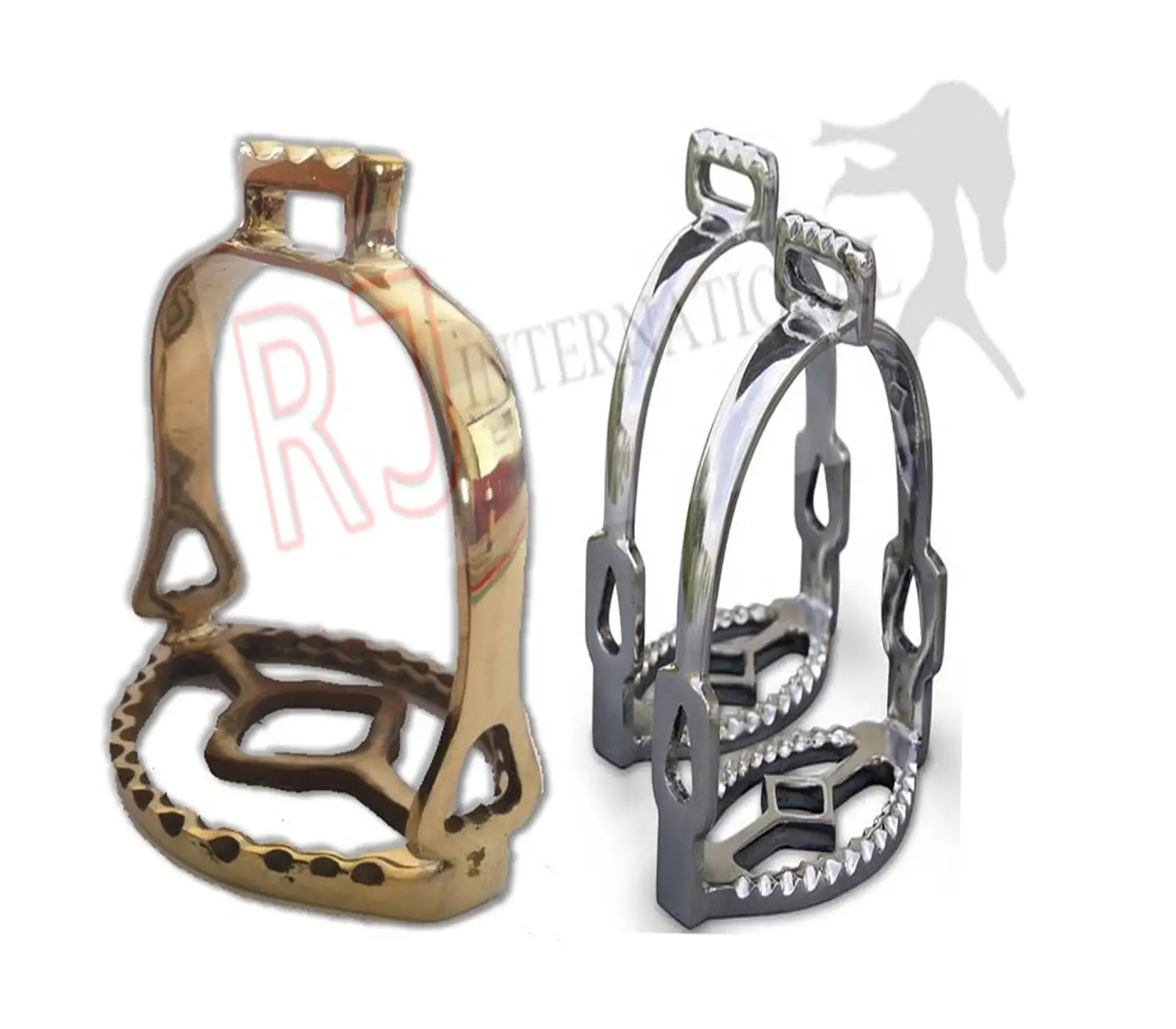 horse riding Portuguese German silver stirrups Portuguese stainless steel stirrups horse Spanish stirrups