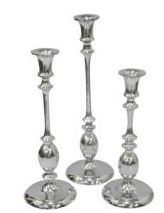 เชิงเทียนอลูมิเนียมแบบแฮนด์เมดชุดที่วางเทียน3ชิ้นที่ทันสมัยของตกแต่งบ้านเทศกาลคริสต์มาสแท่งเทียนอื่นที่วางเทียน - Product Image 1