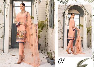 Pakistanaise Shalwar Kameez Bas Prix Indien Ethnique Partie Porter des Costumes pour Femmes Dames Coton & Pelouse Robe - Product Image 3