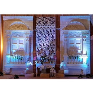 Increíble ventana boda escenario pared trasera majestuosa boda escenario ventana Marco trasero ventana boda escenario marco trasero Decoración - Product Image 1