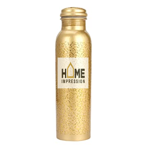 Bouteille d'eau antique de luxe en cuivre, design martelé, finition laiton vieilli, fabrication artisanale, aspect saisissant, fournitures de stockage d'eau - Product Image 4