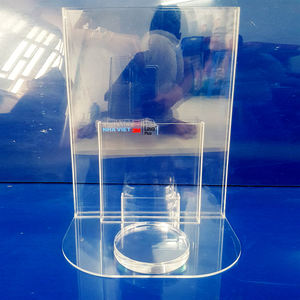 ชั้นวางโชว์อะคริลิคใสสำหรับเคาน์เตอร์ใบปลิวนิตยสารและแผ่นพับ - Product Image 2