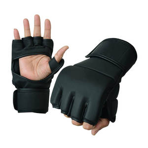 Half Fingers <b>Leather</b> Men and <b>Women</b> New Style Boxing MMA <b>Gloves</b> for Training Customs Mma <b>Gloves</b> - Product Image 3