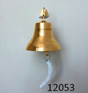 Campana de barco náutico con acabado antiguo de bronce, campana de cena de aluminio, campana de barco con clase marítima de la mejor calidad, precio al por mayor - Product Image 4
