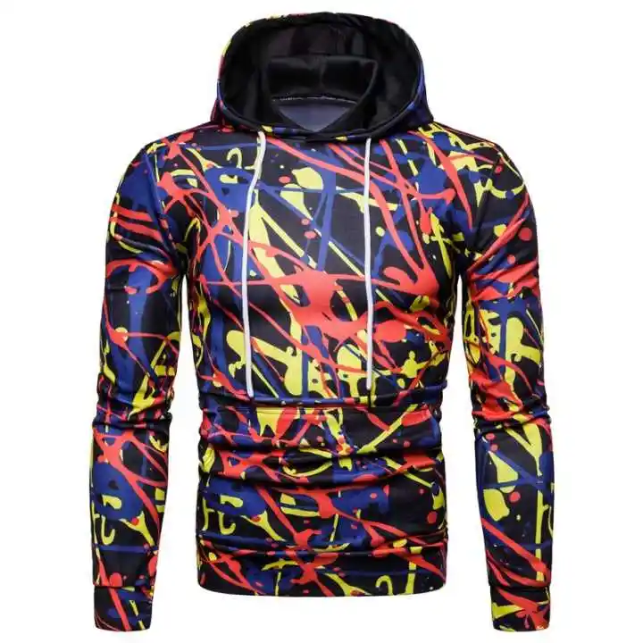 Multicolor Custom Made Gesublimeerd Hoodies, Beste Kwaliteit Gedrukt Hoodies, Sport Truien Met Borduurwerk/Logo