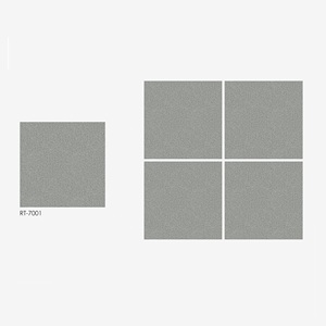 Carrelages de sol en céramique de texture dure de surface de roche de couleur rouge 40x40cm - Product Image 2