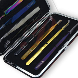 Étui de transport des pincettes, pinces à épiler élastique et magnétique, pour Extension de cils, étiquette privée, nouveauté, 1 pièce - Product Image 4