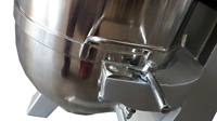 Mélangeur Planétaire Commercial Multifonctionnel 30 Litres 10kg pour Pâte à Pain, Lait et Farine, Pétrin 3 Vitesses avec Bol en Acier Inoxydable Automatique