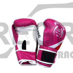 Prix d'usine direct Gants de boxe personnalisés pour adultes Gants confortables à sangle en cuir de 14oz 16oz pour la salle de sport Motif imprimé - Product Image 3