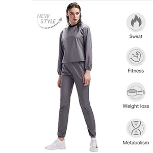 Sweat <b>Suit</b> Heavy Duty Full Zip <b>Sauna</b> <b>Suit</b> Fitness Exercise Gym Jacket Pant Workout <b>Suits</b> For Men Women - Product Image 2