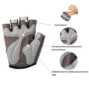 Venta al por mayor de guantes de Ciclismo de medio dedo equipo de ciclismo transpirable - Product Image 3