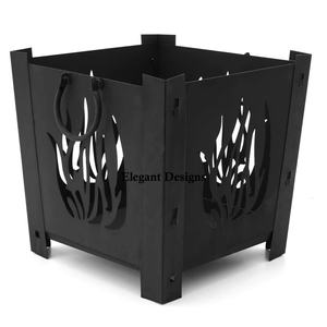 Handmade Metal <b>Fire</b> <b>Pit</b> Square Shape with Creative Design Outdoor Space Hot Sale Best Decorative <b>Fire</b> <b>Pit</b> - Product Image 4