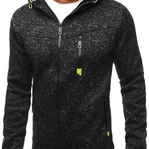 Sudadera con capucha de talla grande para hombre, ropa para parte superior masculina de otoño e invierno, de forro polar, con logotipo personalizado, grueso y con contraste de color, nueva - Product Image 1