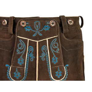 Pantalones cortos bávaros de último diseño personalizados para hombre estilo callejero cuero genuino Lederhosen nueva llegada - Product Image 6