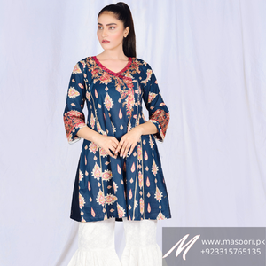 Anrakha Summer Collection Broderie numérique de pelouse pour vêtements de style indien et pakistanais - Product Image 2