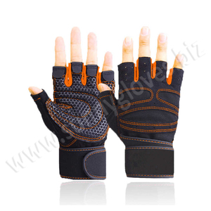 Men -Gloves Half Finger Building <b>Training</b> Sports <b>Weight</b> Lifting Gloves - Product Image 2