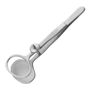 Fórceps oftálmicos Desmarres Chalazion Instrumentos quirúrgicos de acero inoxidable de 3,5 pulgadas de alta calidad Manual aprobado por CE 20mm x 10mm - Product Image 1