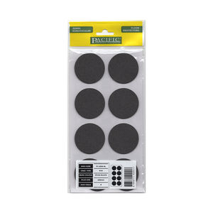 BLACK 50mm Self Adhesive EVA Floor Protector <b>Pads</b> - Product Image 1