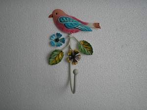 Crochet mural en métal avec motif d'oiseau doré au design classique et moderne vintage Crochet décoratif pour vêtements pour chambre d'enfant avec motif d'oiseau - Product Image 5