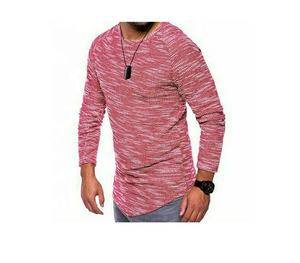 Camiseta de manga corta para hombre, informal, lisa, 100% algodón - Product Image 2