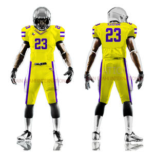 Uniformes de football américain personnalisés impression 3D polyester/spandex cousu à la machine et respirant de style design grande taille - Product Image 6