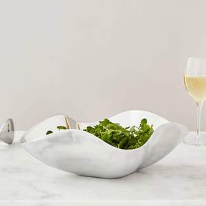 Cuenco metálico moderno para servir frutas, para Hotel y restaurante, acabado plateado, para ensalada, tazón y plato - Product Image 4