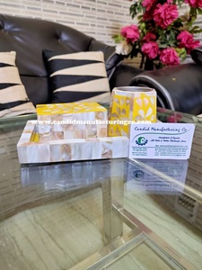 Usine En Gros Eid Cadeau Ensemble Mère Perle Incrustation Mubkhar Plateau Bakhoor Brûleur Madkhan-Lavande Religieux Bois De Santal Océan - Product Image 2