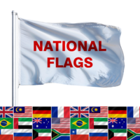 Drapeaux de publicité personnalisés 3x5 pieds, drapeaux personnalisés en Polyester 100D imperméables, vente en gros
