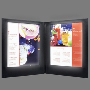 แผงไฟ LED แบบฝาปิดสองด้านมีไฟ2ช่องเมนูแบบสว่าง - Product Image 2