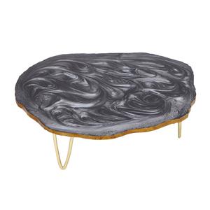 El mejor soporte de pastel de base de resina verde grande con servidor de acero inoxidable, regalo de Evento de boda elegante de Metal, la empresa de fabricación más grande - Product Image 6