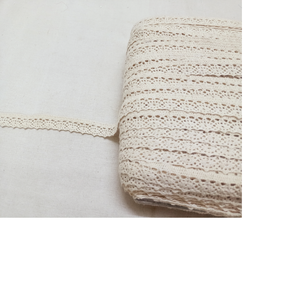 Encajes de borde de algodón hechos a medida, ideal para diseñador de ropa y tiendas textiles para el hogar, adecuado para teñir - Product Image 6