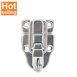 Cerradura de pestillo de níquel pulido HC258, especial personalizada, para caja de gabinete ecológica, ajuste de hardware, mini cerraduras ajustables - Product Image 1